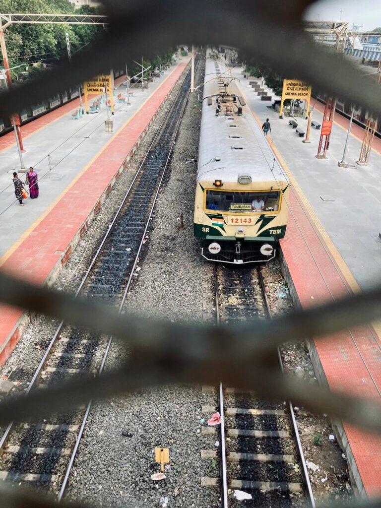 depuis la gare de chennai Beach