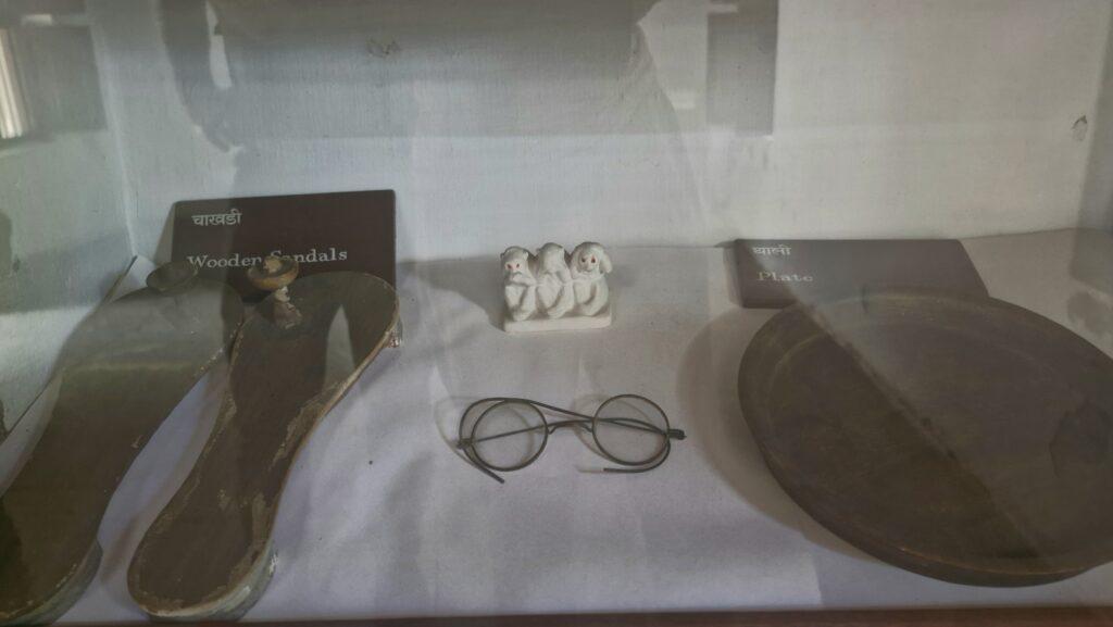 lunettes de Gandhi à l'Ashram